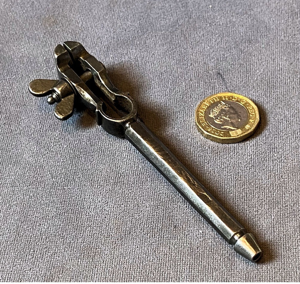 Clockmakers Steel Vice — Steel, late 19th century