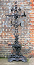 Coalbrookable Cast Iron Hallstand — Cast iron, mid 19th century