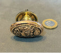 Copper & Brass Cupboard Knob — Copper, late 19th century
