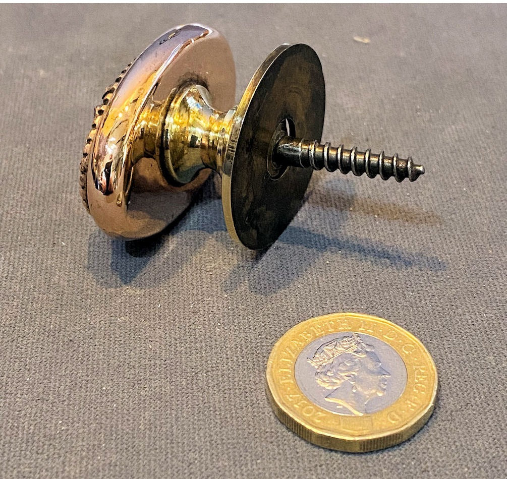 Copper & Brass Cupboard Knob — view 2