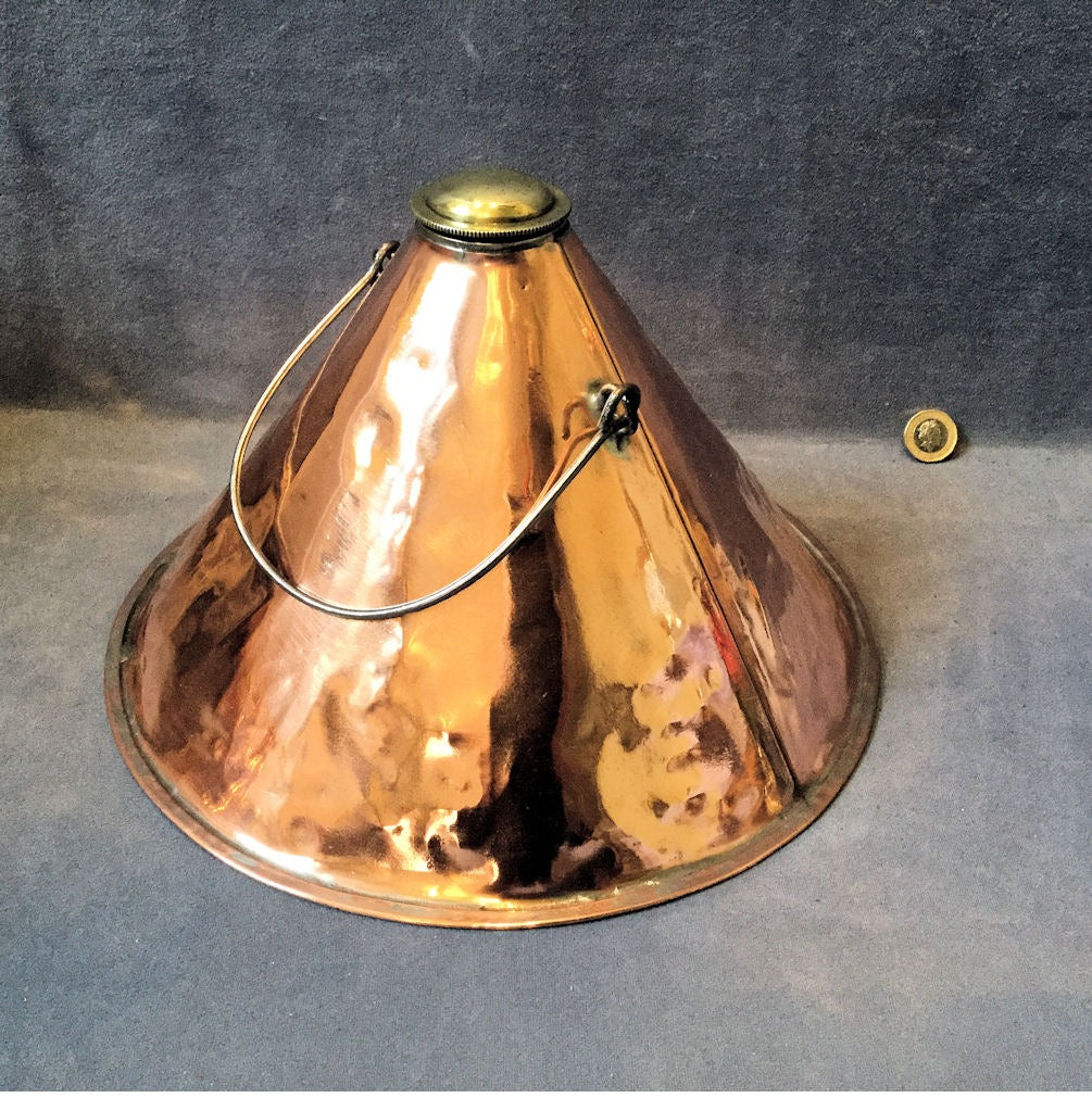 Copper Bedwarmer — Copper, late 19th century