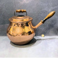 Copper Boiler with Lid — Copper, late 19th century