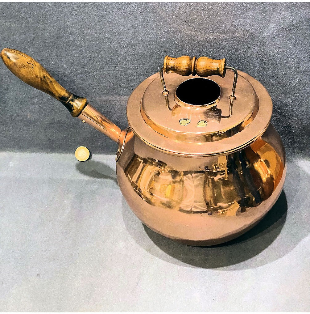 Copper Boiler with Lid — view 2