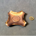 Copper Bowl Inset with 1797 Cartwheel Penny — Copper, 19th century