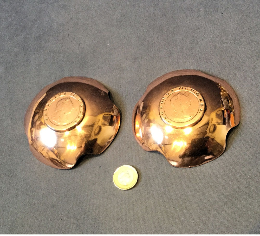 Copper Bowl with 1797 Cartwheel Pennies — Copper