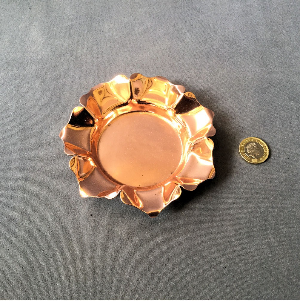 Copper Coaster / Pin Tray — Copper, 1920's