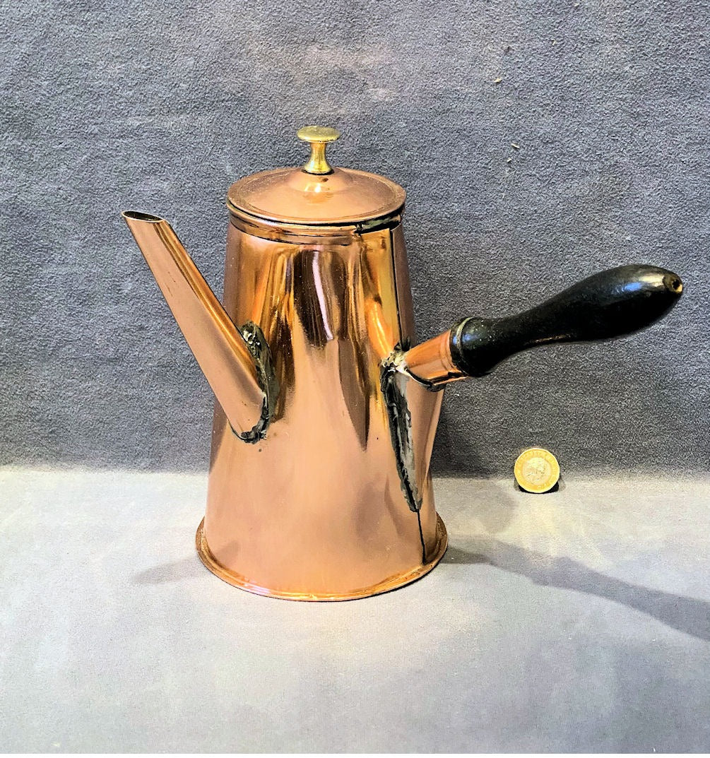 Copper Coffee Pot — Copper, 1920's