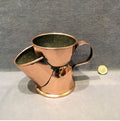 Copper Gents Shaving Mug — Copper, circa 1900