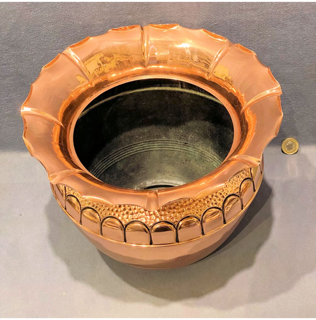 Copper Jardiniere — view 3