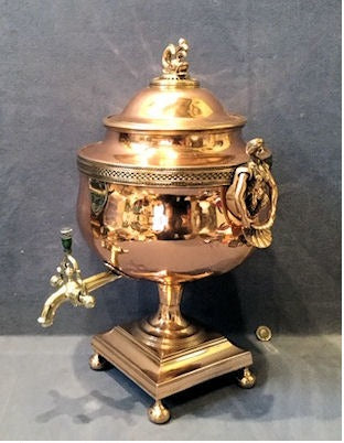 Copper Samovar — Copper, early 19th century