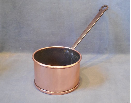 Copper Saucepan — Copper, late 19th century