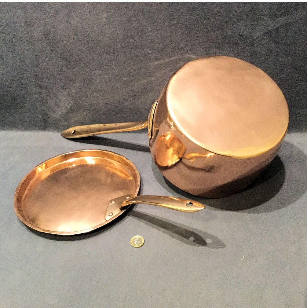 Copper Saucepan with Lid — view 5
