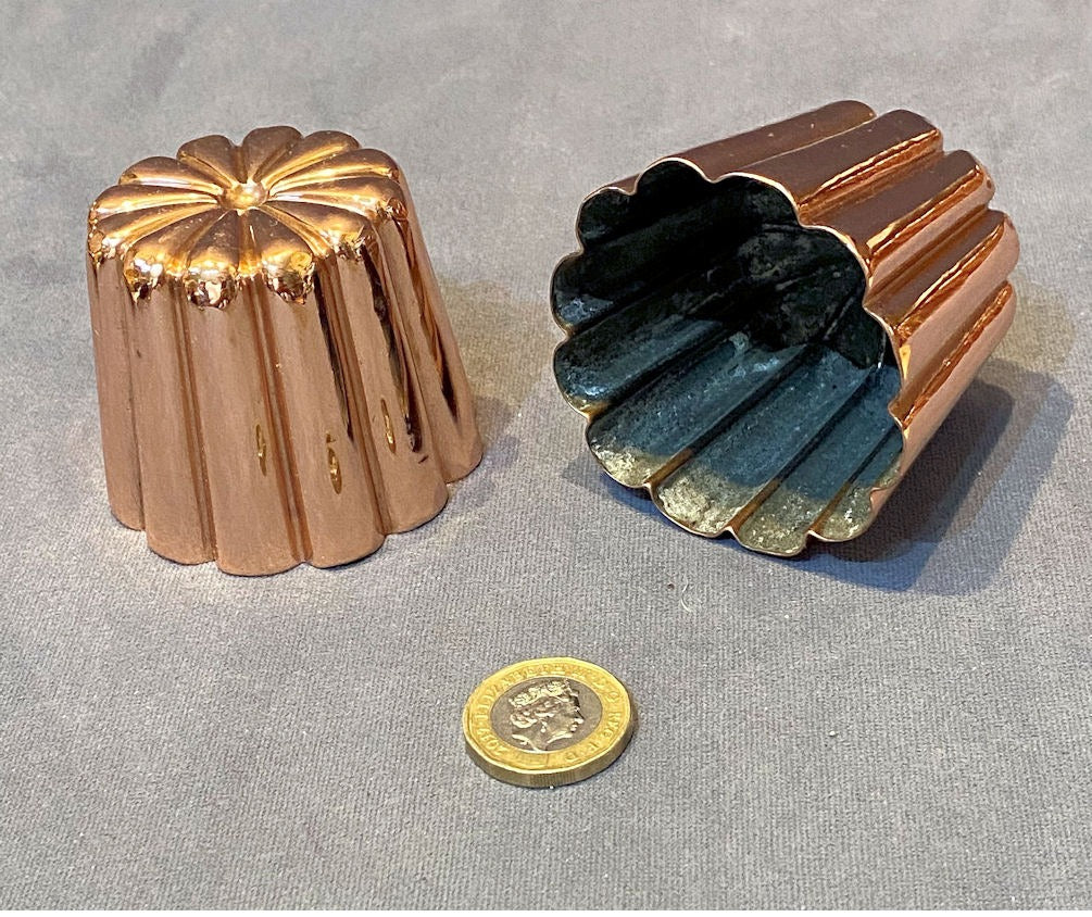 Copper Sponge Mould, 3 matching available — Copper, circa 1900