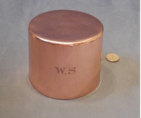 Copper Sponge Mould — Copper, circa 1900