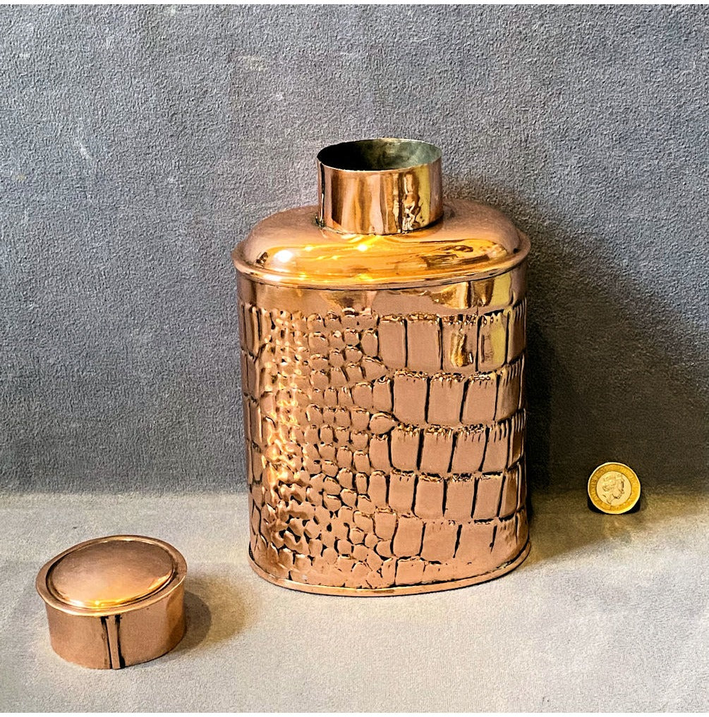 Copper Tea Caddy — view 3