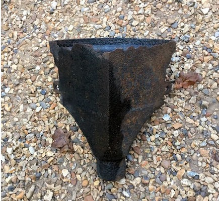 Corner Cast Iron Rain Hopper — view 3