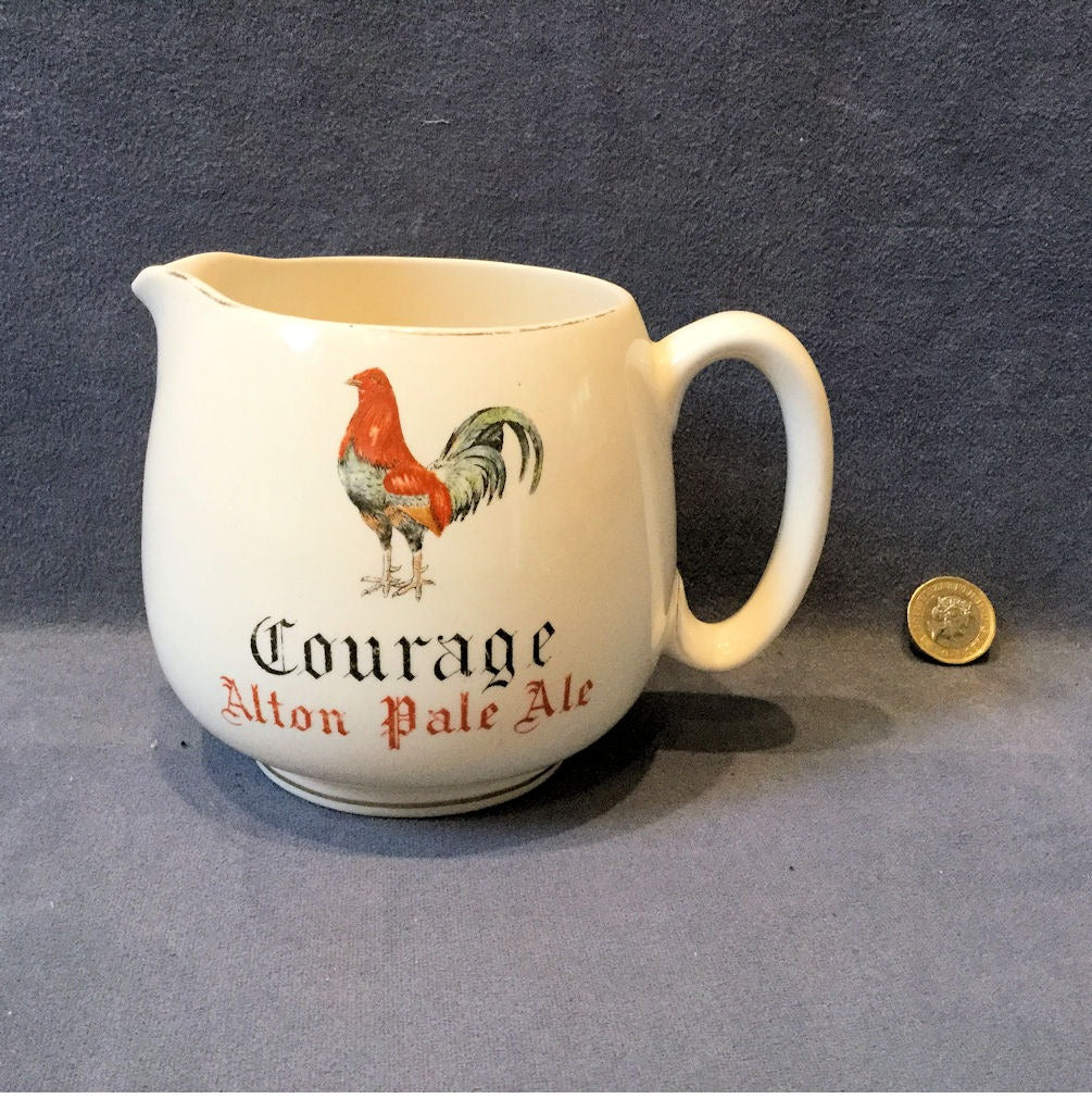 Courage Alton Pale Ale Jug — Ceramic