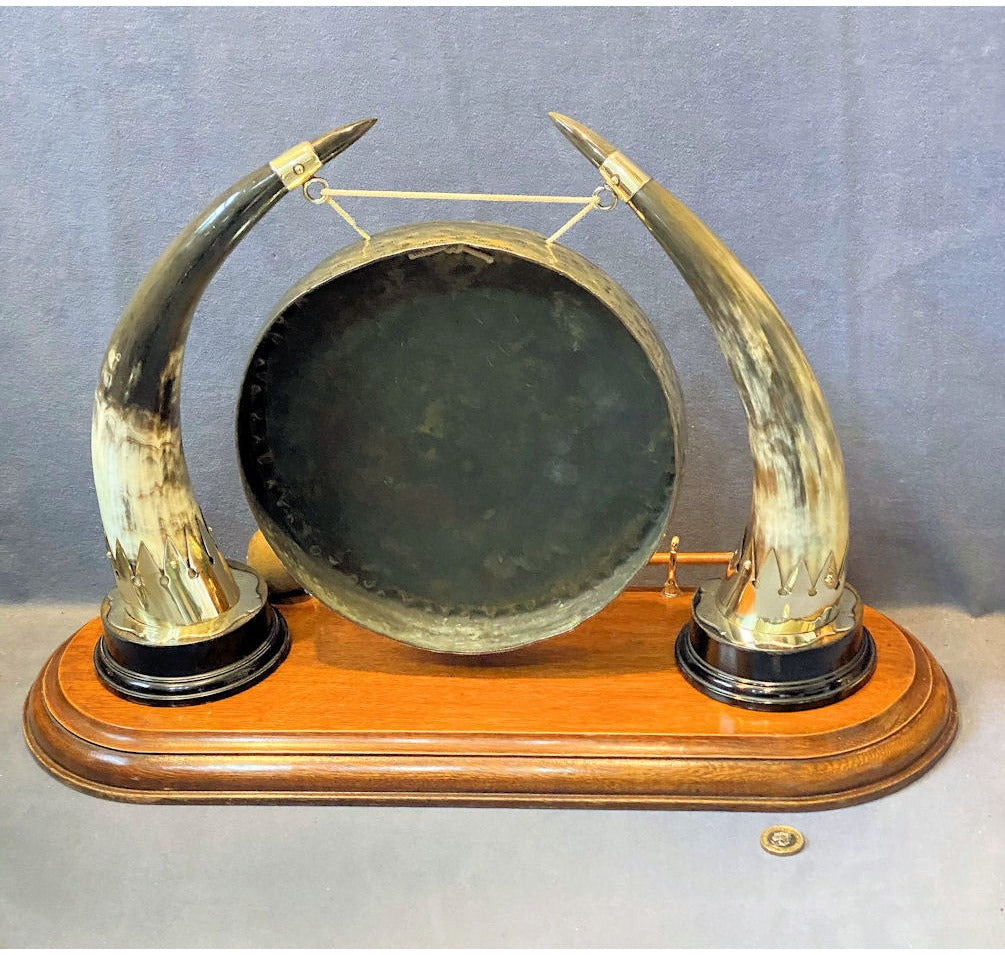 Cow Horns Table Dinner Gong — view 2
