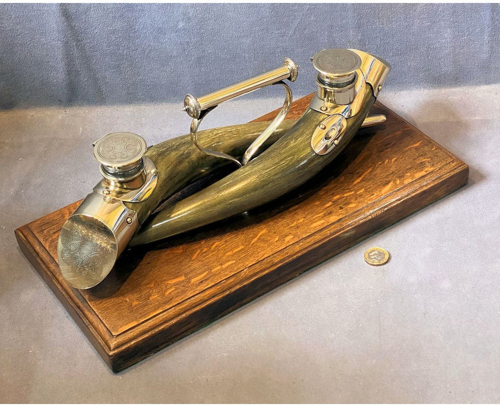 Cowhorn Inkstand — view 2