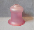Cranberry Tinted Glass Light Shade — Glass, 1920's