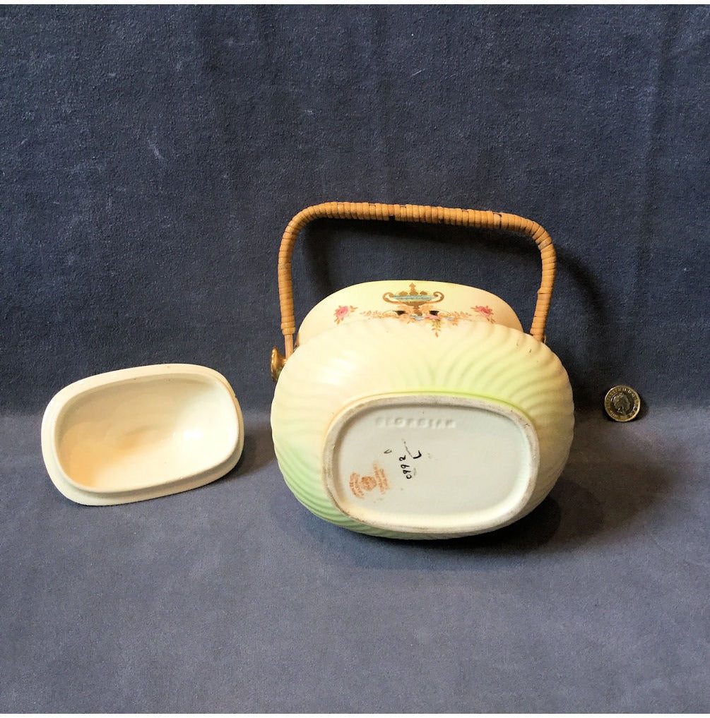 Crown Devon Biscuit Barrel — view 3