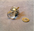 Cut Glass Cupboard Knob — Glass, 1920's