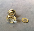 Cut Glass Cupboard Knob — Glass, 1920's