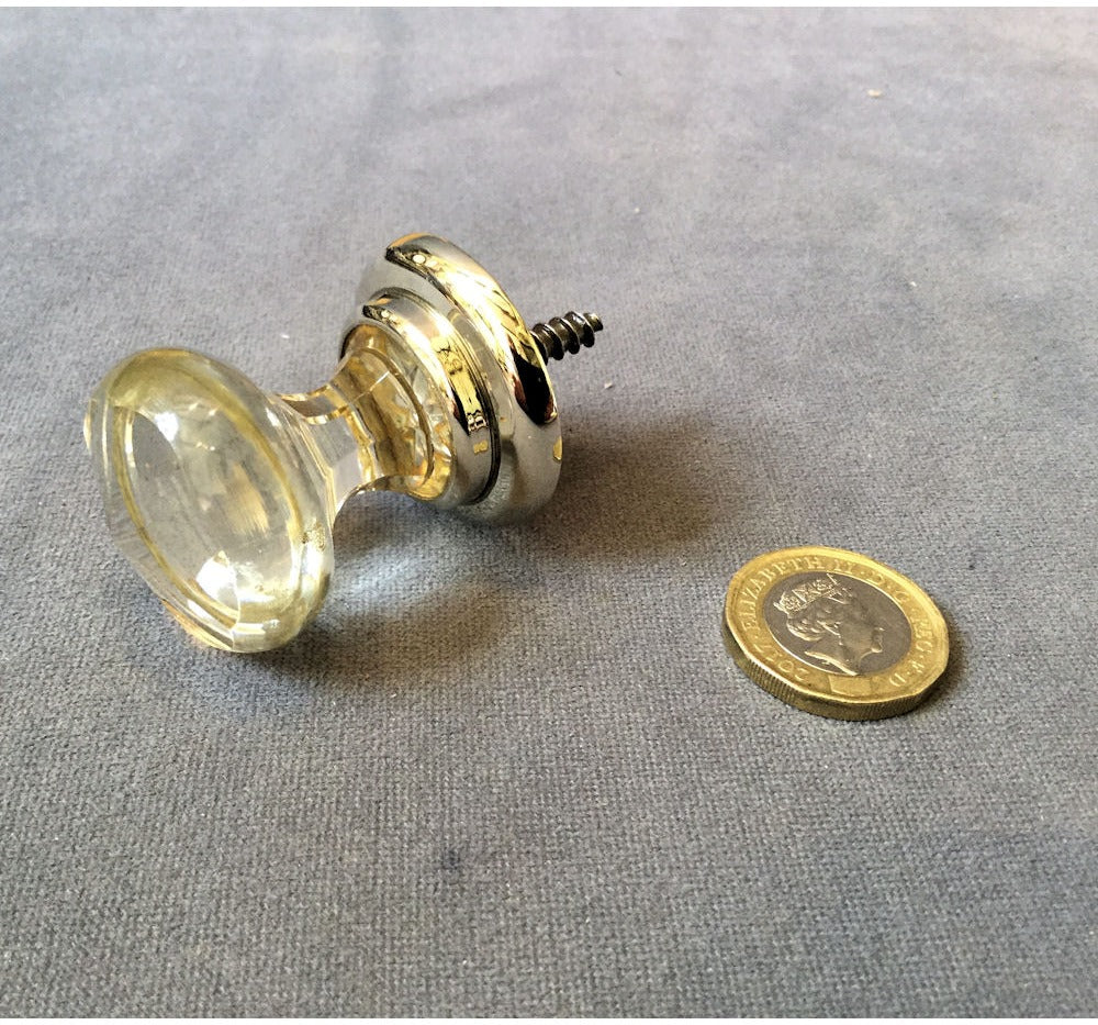 Cut Glass Cupboard Knob — view 2
