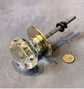 Cut Glass Door Pull Knob — Glass, late 19th century