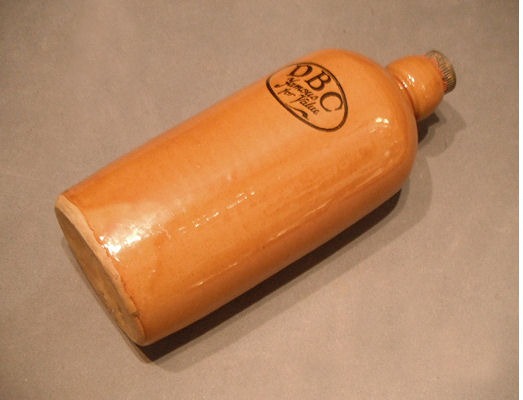 DBC Stoneware Footwarmer — Stoneware, 1920's