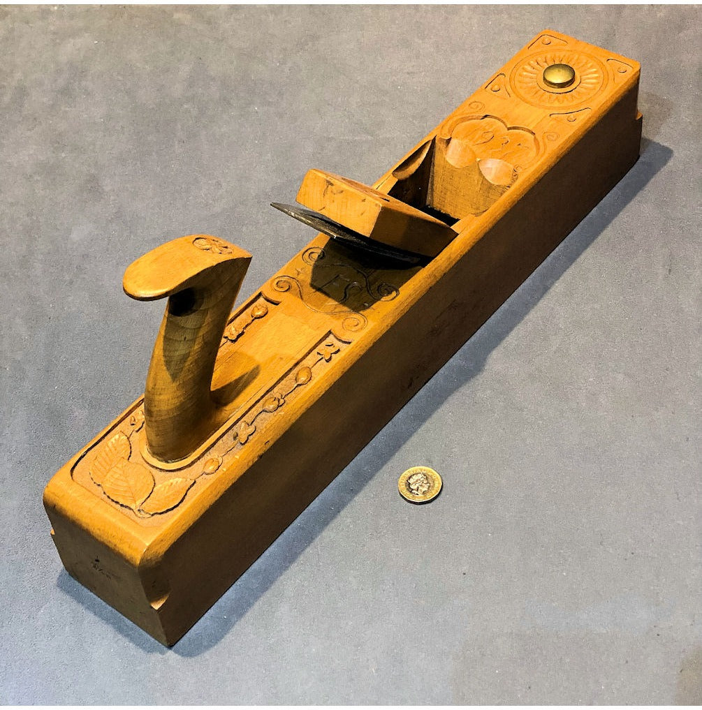 Decorated Beech Jack Plane — view 2