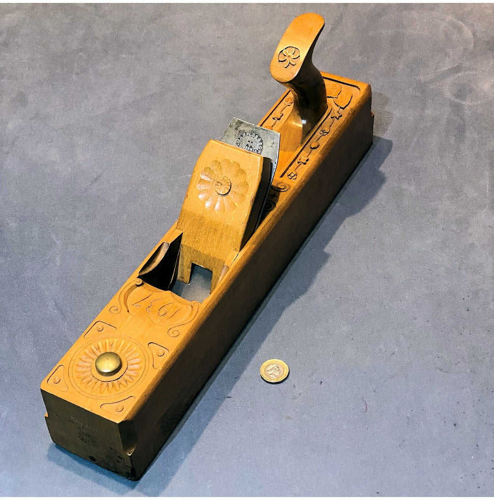 Decorated Beech Jack Plane — view 3