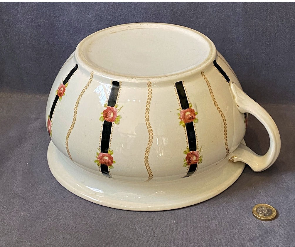 Decorated Ceramic Chamberpot — view 4