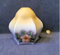 Decorated Glass Lamp Shade — Glass, 1930's