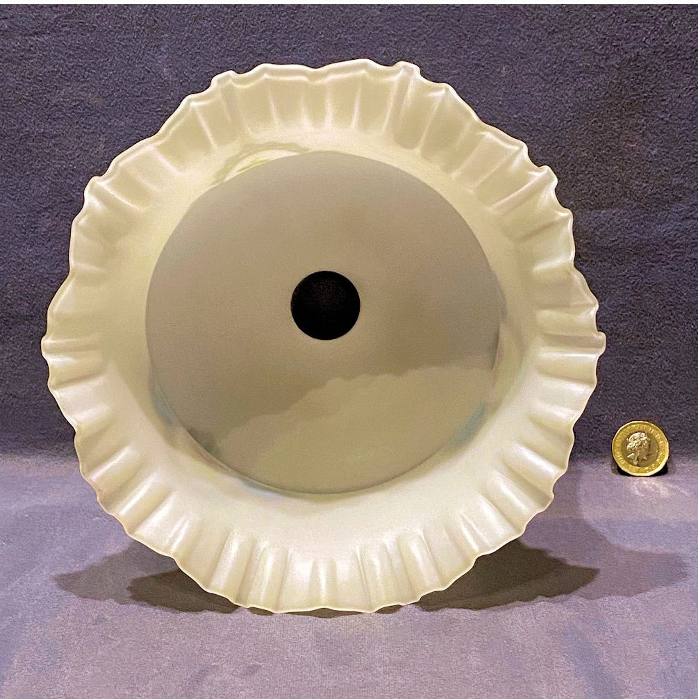 Decorated on White Glass Lamp Shade — view 3