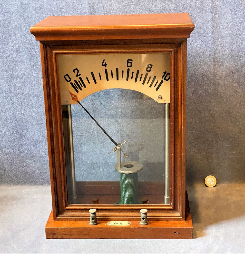 Demonstration Amp Meter — Mahogany, circa 1900