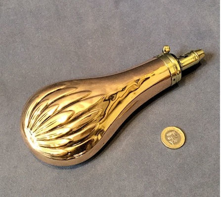 Dixon Copper Powder Flask — Copper, late 19th century