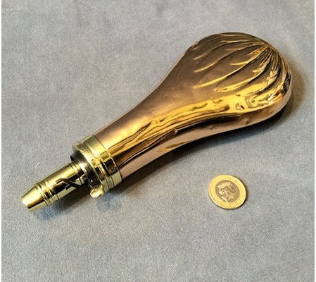 Dixon Copper Powder Flask — view 2