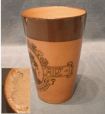Doulton Commemorative Beaker — view 3