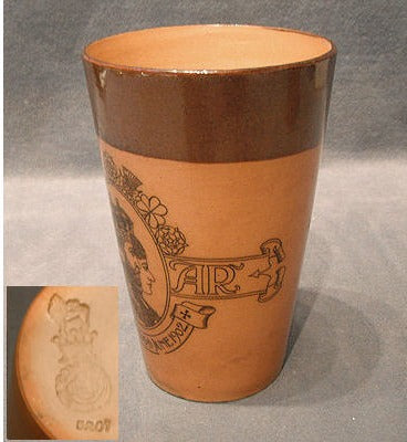 Doulton Commemorative Beaker — view 3