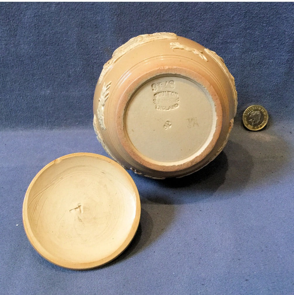 Doulton Saltglazed Tobacco Jar — view 5