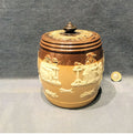 Doulton Saltglazed Tobacco Jar — late 19th century