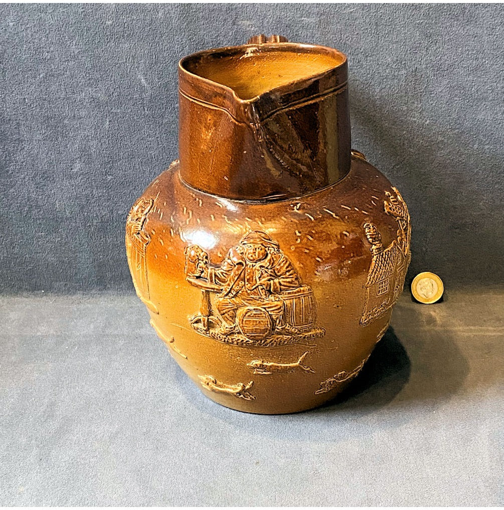Doulton Stoneware Ale Jug — view 2