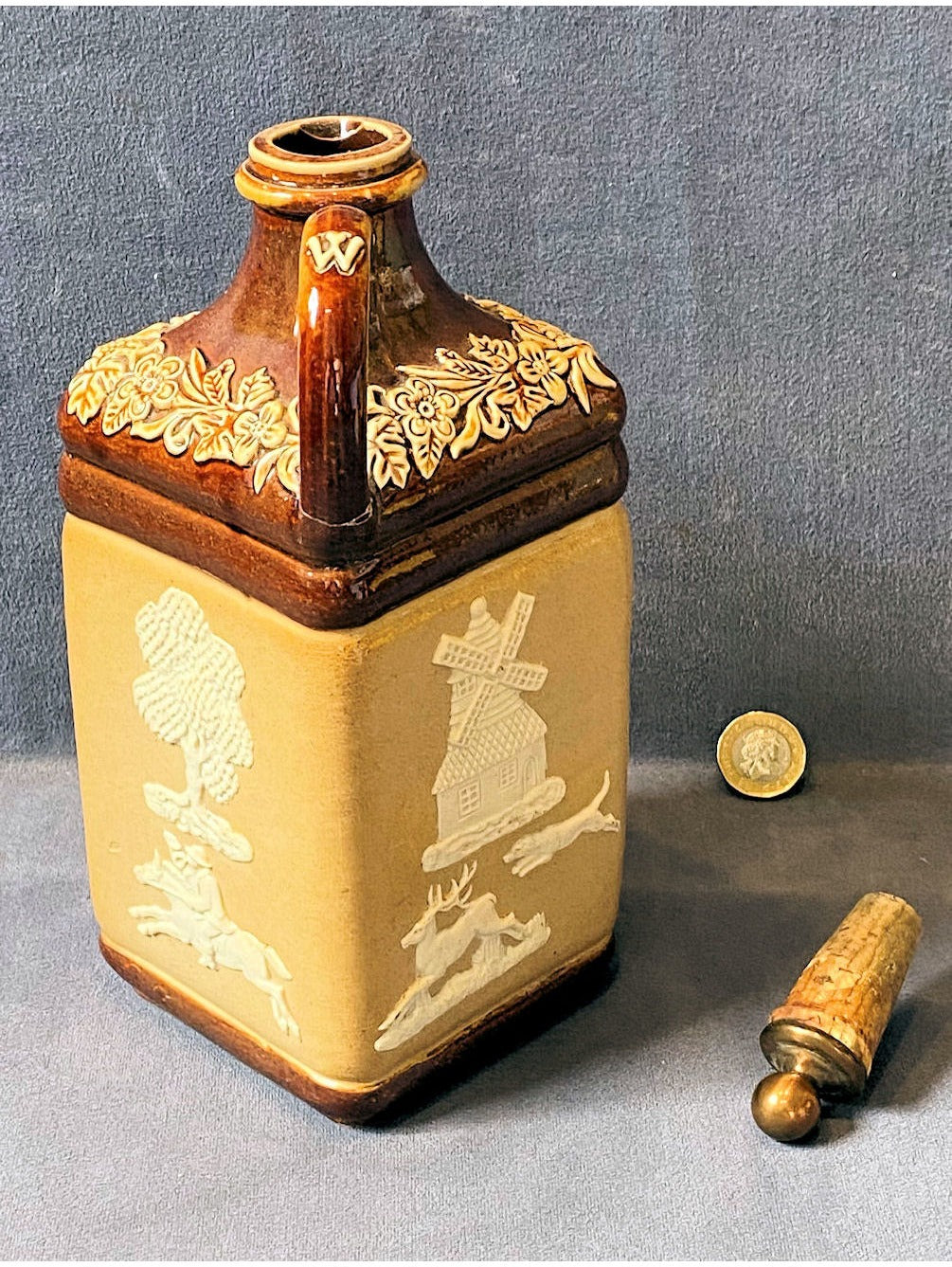 Doulton Whisky Flask — view 4