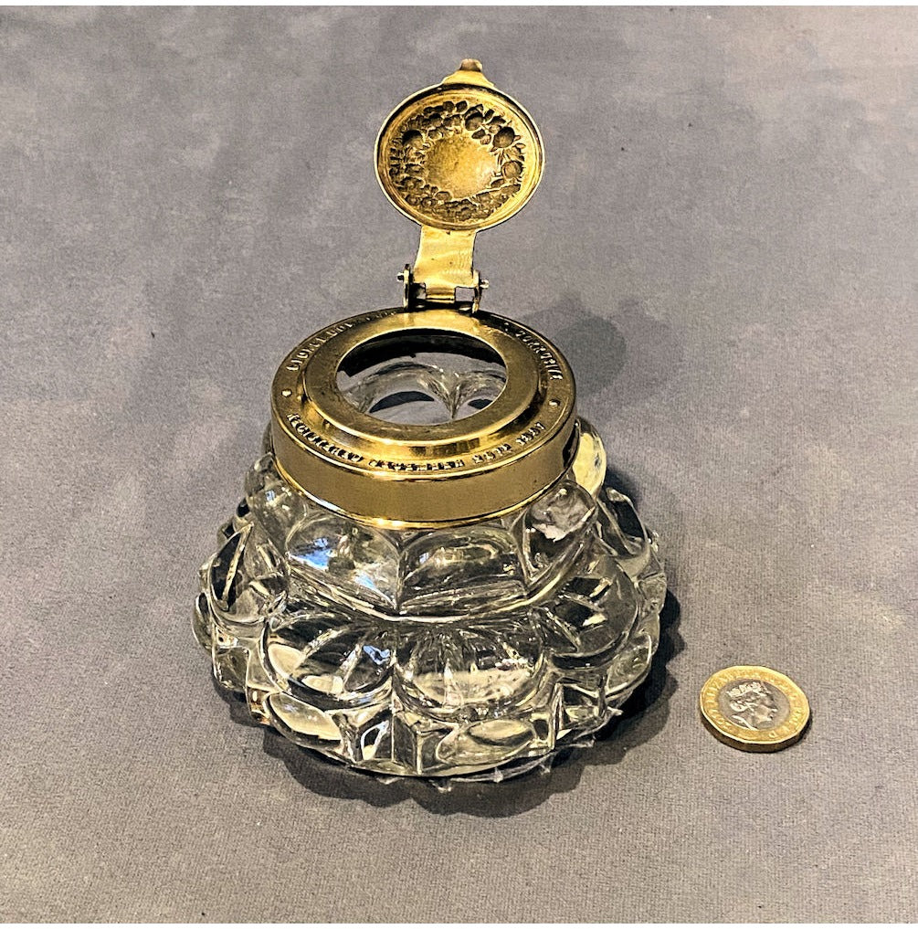 Dowlers Patent Glass Inkwell — view 2