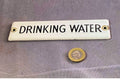 Drinking Water Enamelled Sign — Enamel