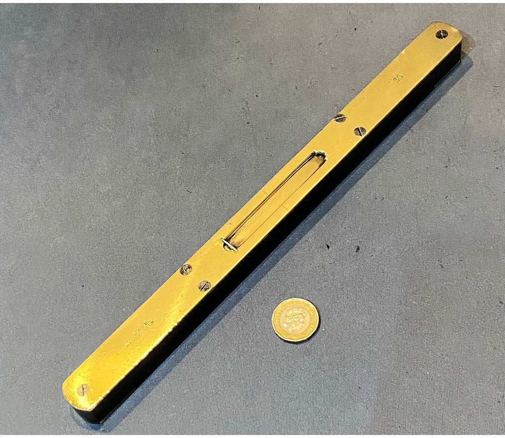 Ebony & Brass Spirit Level — view 2