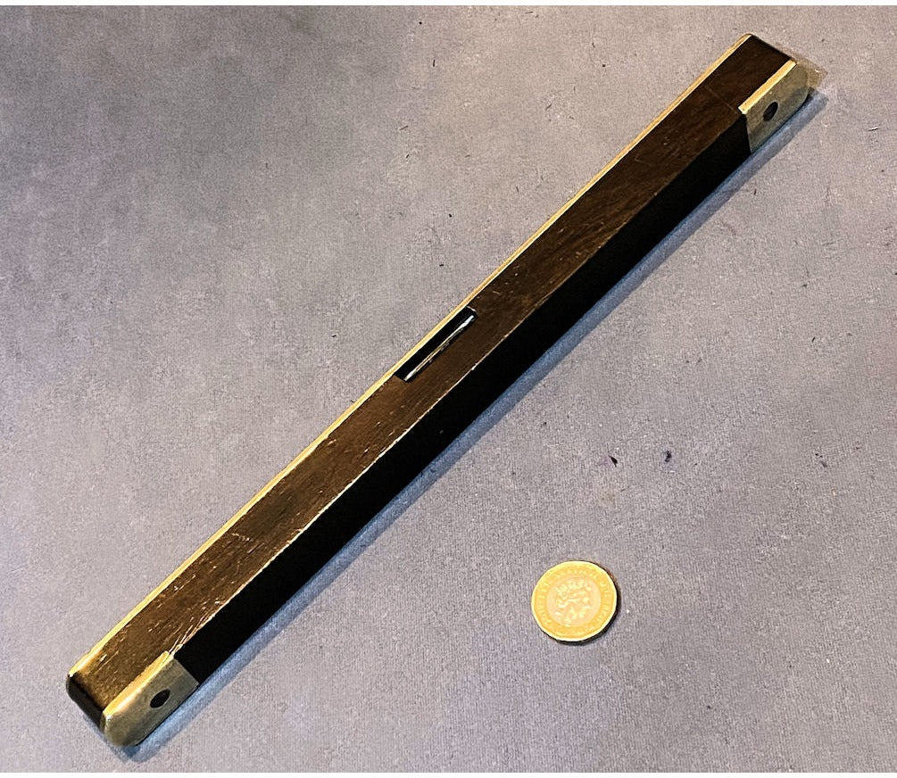 Ebony & Brass Spirit Level — view 4