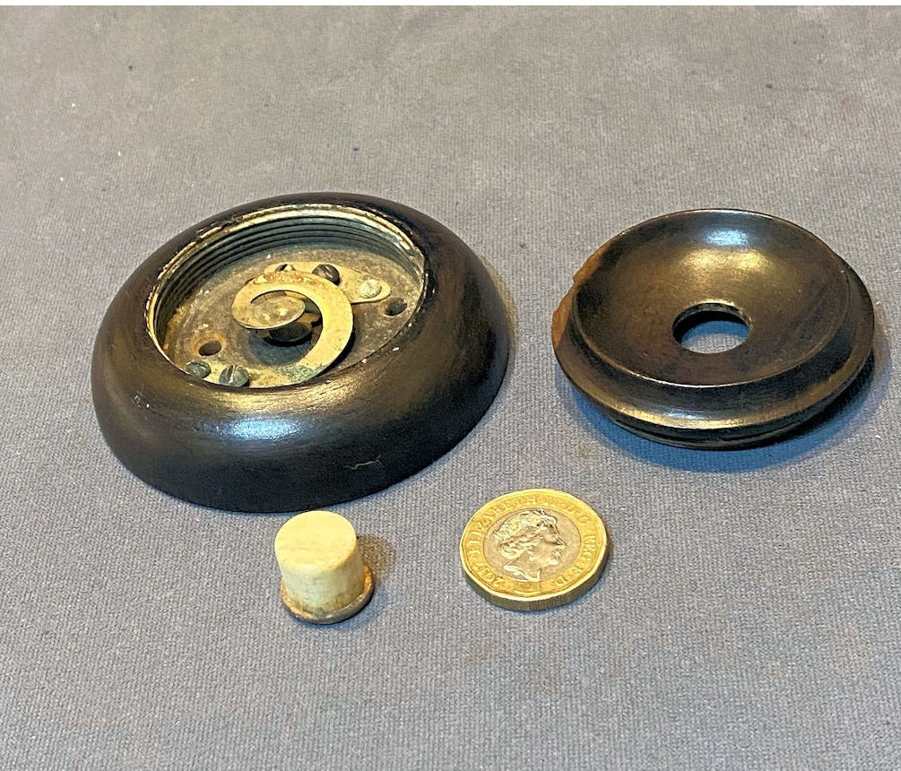 Ebony Interior Electric Bell Push — view 3