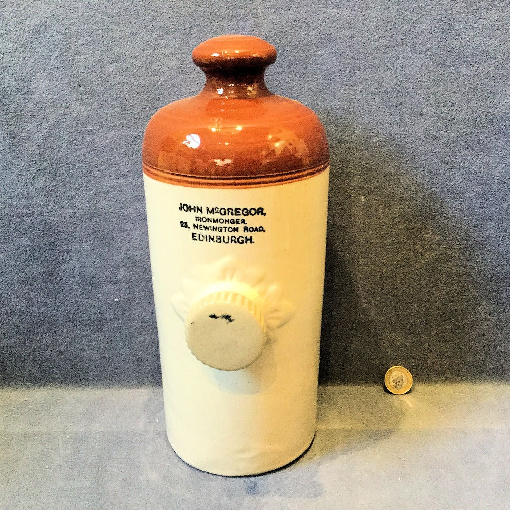 Edinburgh Stoneware Footwarmer — Stoneware, 1920's